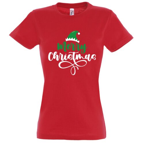 Koszulka damska lub męska Merry Christmas - obrazek 2