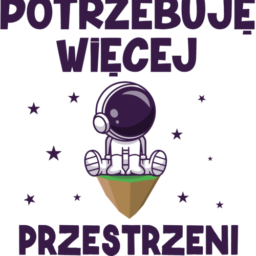 Koszulka damska lub męska Przestrzeń - obrazek 2