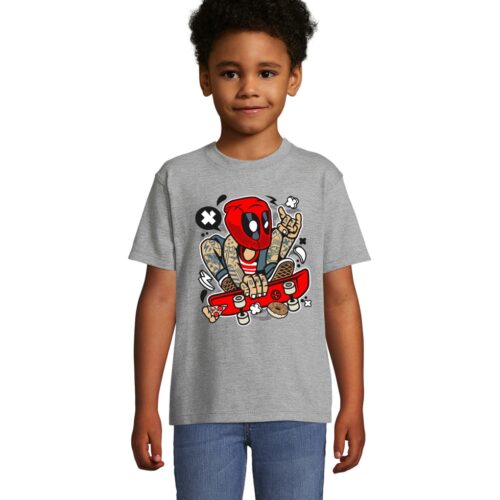 Koszulka dziecięca Deadpool Skater - obrazek 6
