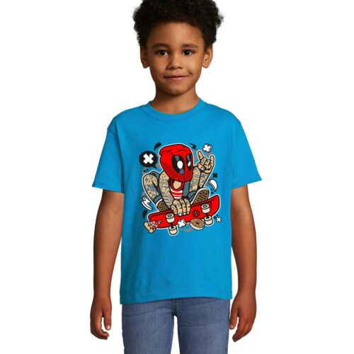 Koszulka dziecięca Deadpool Skater - obrazek 7