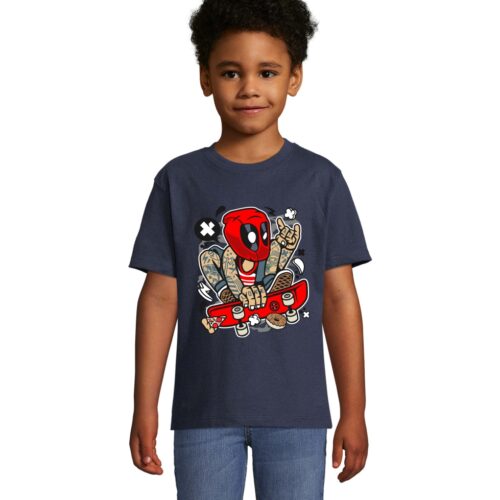 Koszulka dziecięca Deadpool Skater - obrazek 8