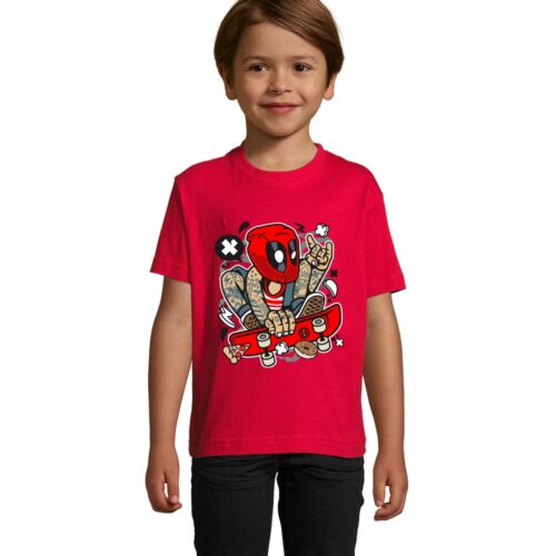 Koszulka dziecięca Deadpool Skater - obrazek 10